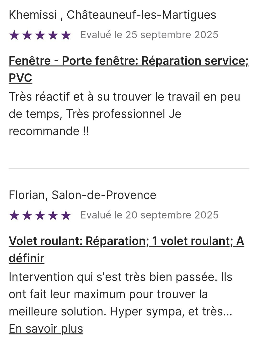 Avis clients