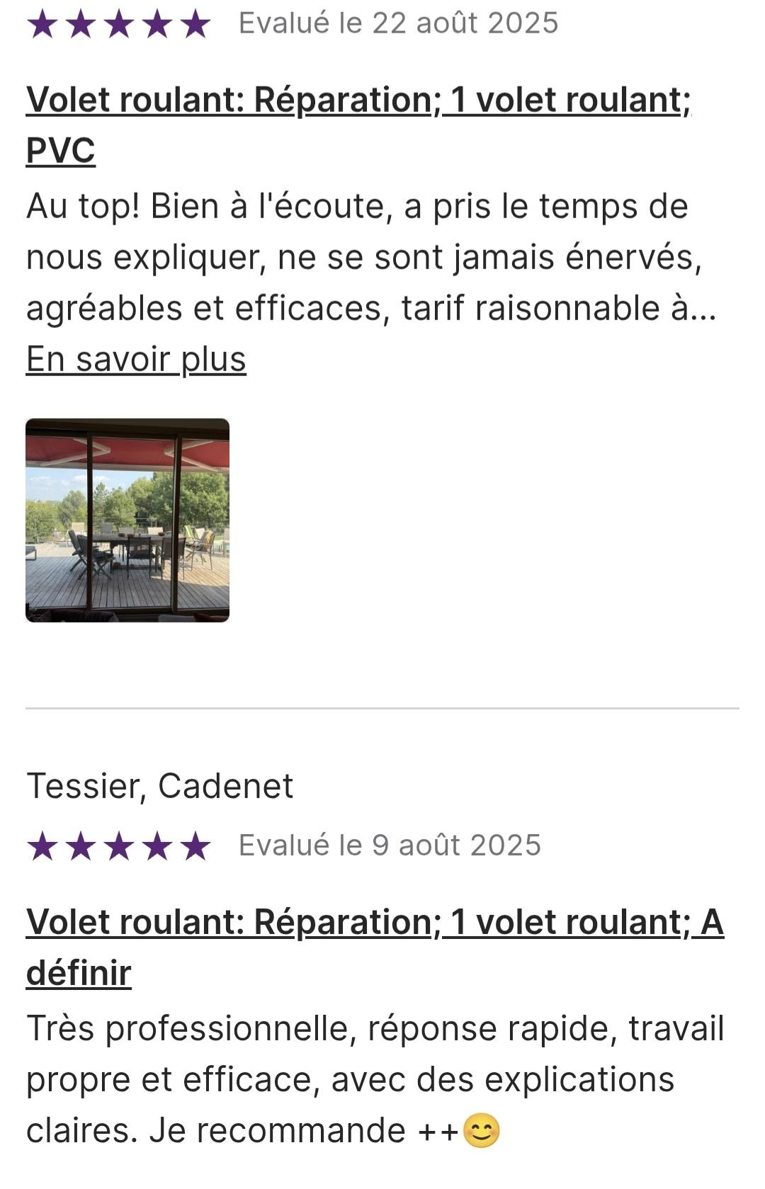 Avis clients